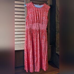 Boden Thea Sleeveless Midi Dress, US 8P